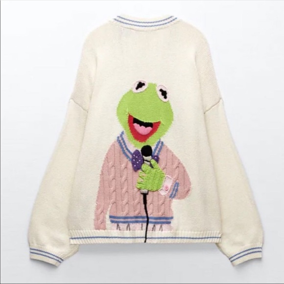 Zara | Sweaters | Zara Kermit The Frog 